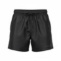 picknpack Calvin Klein men's black quick-drying swim shorts with an elastic drawstring waist and tonal leg logo