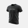 picknpack Calvin Klein black crew neck short sleeve t-shirt with white logo print on chest