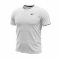 picknpack Nike Dri-FIT white short sleeve training t-shirt with black Swoosh logo on chest