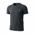 picknpack Polo Ralph Lauren charcoal grey heathered crew neck t-shirt with signature embroidered pony logo