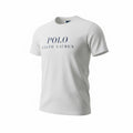 picknpack Polo Ralph Lauren white cotton crew neck t-shirt with navy blue chest logo