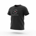 picknpack Tommy Hilfiger black cotton crew neck t-shirt with circular logo graphic on chest