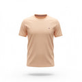 picknpack Tommy Hilfiger peach crew neck short sleeve cotton t-shirt with signature chest logo embroidery