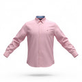 picknpack Tommy Hilfiger pastel pink long sleeve cotton button-down shirt with embroidered chest logo
