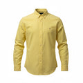 picknpack Tommy Hilfiger yellow long-sleeve cotton oxford shirt with button-down collar and chest logo