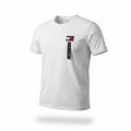 picknpack Tommy Jeans white short sleeve crew neck t-shirt with chest logo patch in soft cotton